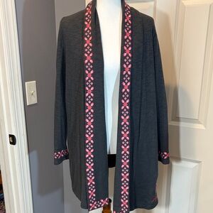 J. Jill Gray Knit Sweater